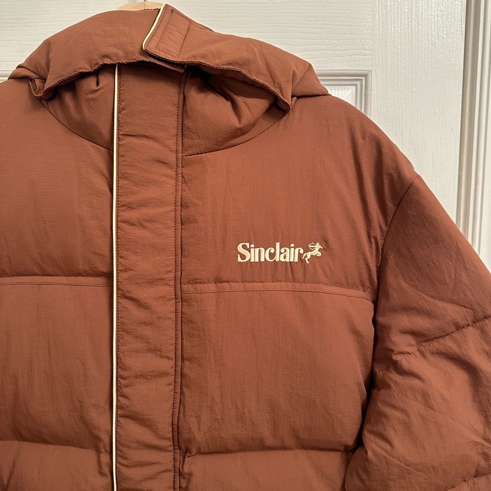 Sinclair Brown Puffer Script 2.0 Jacket - Picture 2 of 6